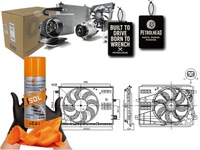 фото thumb №1, Вентилятор радіатора ds ds 4 ii ds 7 citroen berlingo #petrolhead pro+ kit4