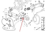 фото thumb №10, Датчик температуры выхлопных газов bmw x5 e70 13628506995 8506995