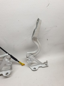 фото thumb №8, Hyundai i10 ii 13-19 петли капота перед левый правый комплект белый