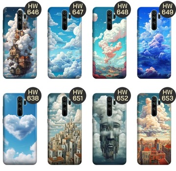 ЧЕХОЛ ДЛЯ XIAOMI REDMI Note 8 PRO CLOUD PATTERNS НЕБЕСНО-ГОЛУБОЙ КРЫШКА КОРПУСА