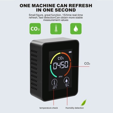 ДАТЧИК КОНЦЕНТРАЦИИ CO2 ДЕТЕКТОР ИЗМЕРИТЕЛЬ УГЛЕКИСИДА ТЕМП. ВЛАЖНОСТЬ