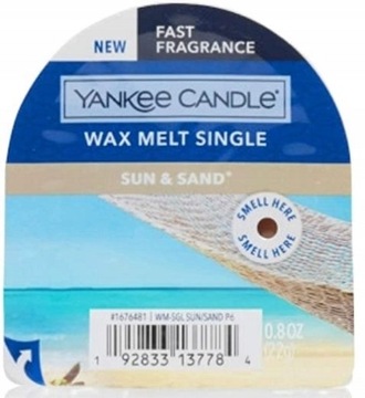 YANKEE CANDLE WAX WAX SUN & SAND 22г