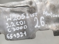 Накладка тепловая коллектор выхлоп w205 рестайлинг  c220 2.2 cdi 651921 a6511420021 Цена, фото thumb