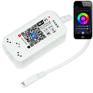 СВЕТОДИОДНЫЙ КОНТРОЛЛЕР RGB/RGBW 12 В/24 В WiFi МУЗЫКА СО ЗВУКОМ Android iOS + ПУЛЬТ ДИСТАНЦИОННОГО УПРАВЛЕНИЯ