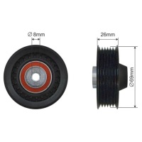 фото thumb №1, Ролик натяжителя mercedes a124 w201 w202 w124 w210 w140 r129 vito 1977-