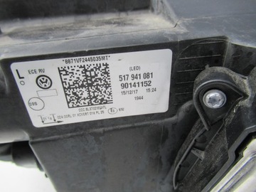 фото thumb №14, Vw golf 7 sportsvan рестайлінг лампа повний led 517941081