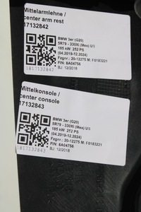 фото thumb №15, Bmw 3 m3 g20 g21 тунель + підлокітник 6806777 тунель середній 51166806777 m