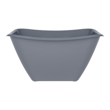 MISECZKA MISKA SALATERKA KUCHENNA PLASTIKOWA DO ŻYWNOŚCI 3,6L 26cm C SZARA