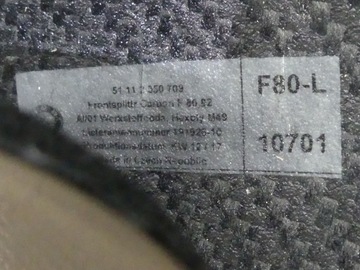 фото thumb №9, Bmw m3 f80 m4 f82 f83 накладка бампера карбон mperformance левая правая