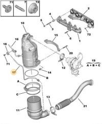 фото thumb №3, Трубка фильтра dpf fap 1714p2