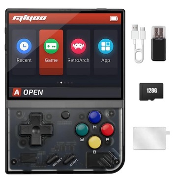 ПОРТАТИВНАЯ ИГРОВАЯ КОНСОЛЬ 3,5 ДЮЙМА, КЛАССИЧЕСКИЕ ИГРЫ, 128 ГБ, 3500 мАч