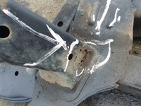 фото thumb №6, Підрамник балка pod двигун chrysler оригінальний номер pt cruiser 2001 2.2 crd dokładne foto!!