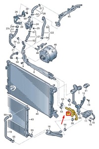 фото thumb №1, Audi a8 d5 двигатель охлаждающая жидкость шланг 4n0145910d