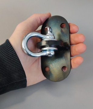 Крепление с помощью ПОДШИПНИКА Черные ОЦИНКОВАННЫЕ Поворотные крючки РУЧКИ С ПОДШИПНИКОМ