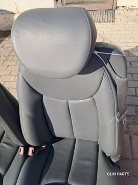 фото thumb №6, Mercedes-benz sl r230 сидіння правий + лівий темний сірий комплект