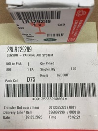 фото thumb №6, Датчик парковки jaguar land rover l8b2