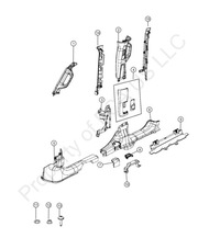 фото thumb №3, Пластик ручка стійка ліва wrangler 6ts89tx7ab