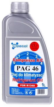 SPECOL МАСЛО ДЛЯ КОНДИЦИОНЕРА ВОЗДУХА SPECOL COMPRESSO PAG 46 1L UV / R134A