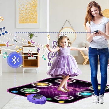 DZIECIĘCA MATA DO TAŃCA BLUETOOTH 5 TRYBÓW GRY