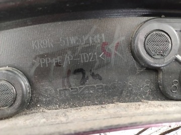 фото thumb №15, Mazda cx-60 cx60 2022-2024 планка накладка крила задня права