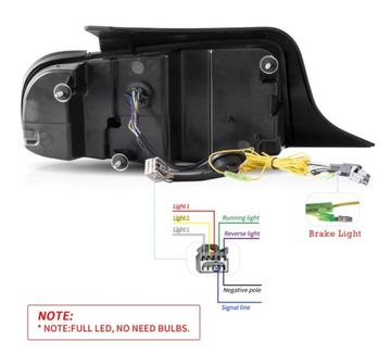 фото thumb №14, Лампи зад kpl повний led neon діоди animacje тюнінг ford mustang v 5 рестайлінг 09-