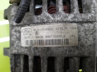 Генератор ford c-max mk1 1 focus mk2 03-10 1,8 tdci 3 контакты с Разборки, фото thumb