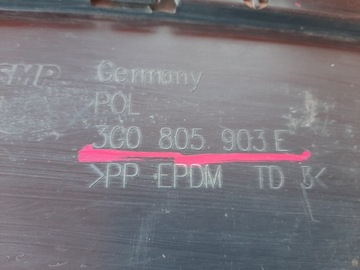 фото thumb №6, Vw passat b8 спойлер накладка бампера перед 3g0805903e