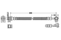 фото thumb №1, Ate шланг тормозной elast. hyundai i10 kia pican