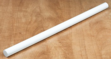 Tworzywo PTFE Teflon pręt o wym. 20mm x 500mm wałek