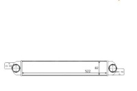 Купить Nrf интеркулер opel meriva 1,3cdti 05- nrf, фото thumb