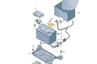 Audi a3 8v суппорт аккумулятор + заглушка новый оригинальный 5q0971813a с Разборки, фото thumb
