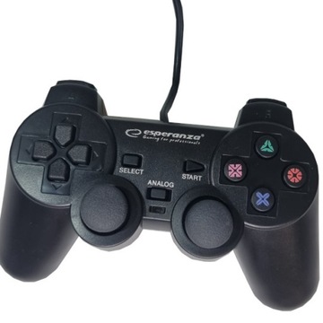 КОНТРОЛЛЕР ДЛЯ ПК PAD PS3 USB VIBRATION EG107 ФУНКЦИОНАЛЬНЫЙ, ПРОВЕРЕННЫЙ ESPERANZA