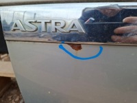 фото thumb №5, Крышка зад комплектная opel astra h z167 универсал