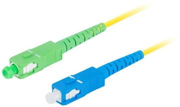 Kabel patchcord światłowód SM SC/APC-SC/UPC A1 2m