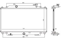 фото thumb №16, Nissens 68555 радиаторов двигателя mazda 3 13-
