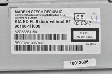 фото thumb №6, Радіо радіопрогравач cd rds aux 96160-1h000 kia ceed 1 i рестайлінг 10-12