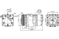 фото thumb №1, Nissens компрессор кондиционера citroen c4 i peugeo