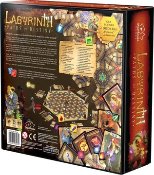 GRA PLANSZOWA RODZINNA LABIRYNT ŚCIEŻKI PRZEZNACZENIA PATHS OF DESTINY PL