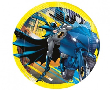 CZAPECZKI URODZINOWE PAPIEROWE BATMAN ROGUE RAGE 6