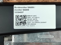 фото thumb №9, Дисплей монітор екран 12.3'' bmw g05 x5 g06 x6 g07 x7 8798732