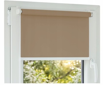 MINI ROLETA Z NAPINACZEM Rolety wewnętrzne półzaciemniające 83x220