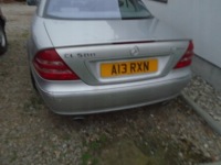 фото thumb №1, Mercedes w215 задняя крышка багажника бампер лампа балка 5.0