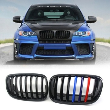 фото thumb №13, Решітка радіатора решітки радіатора bmw x6 m e71 2009-14 m-color m- набір