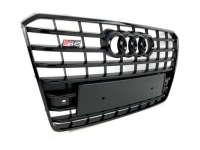 фото thumb №8, Audi a8 s8 d4 lift 2014-2017 решётка радиатора решётка радиатора shadow line