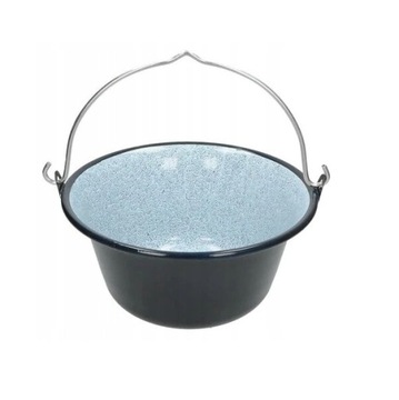 Trójnóg z Kociołkiem Emaliowanym 10L+Palenisko80cm