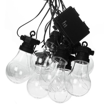 Łańcuch żarówek LED PARTY 8 szt. 6,6m