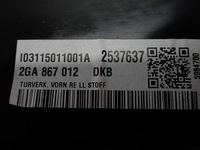 фото thumb №3, Обшивка оббивка двері правий перед europa 2ga867012 vw t-roc 20r