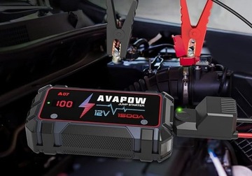 БУСТЕР ПУСКАТЕЛЬ 1500А 12800мАч AVAPOW A07