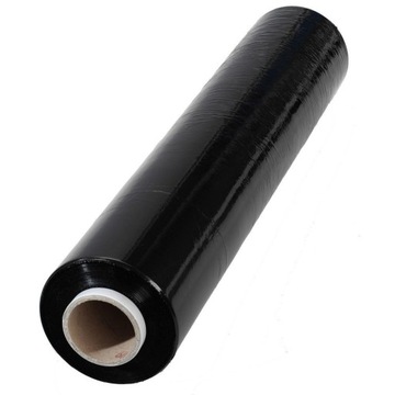 Folia stretch minirolka CZARNA 250mm MOCNA 700g