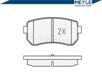 фото thumb №3, Meyle 025 243 2015/w набір гальмівних колодок гальмівних, гальма дискові